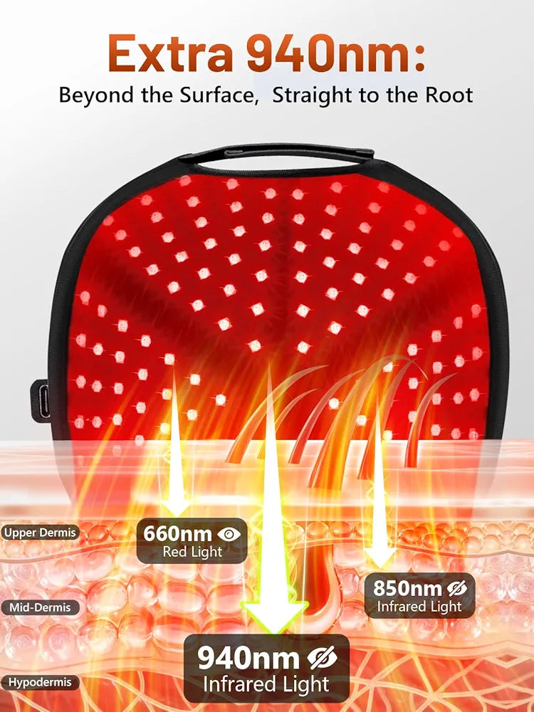 Red Light Therapy Cap for Hair