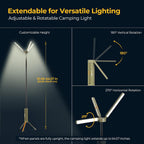 15600mAh Telescopic Camping Light Waterproof