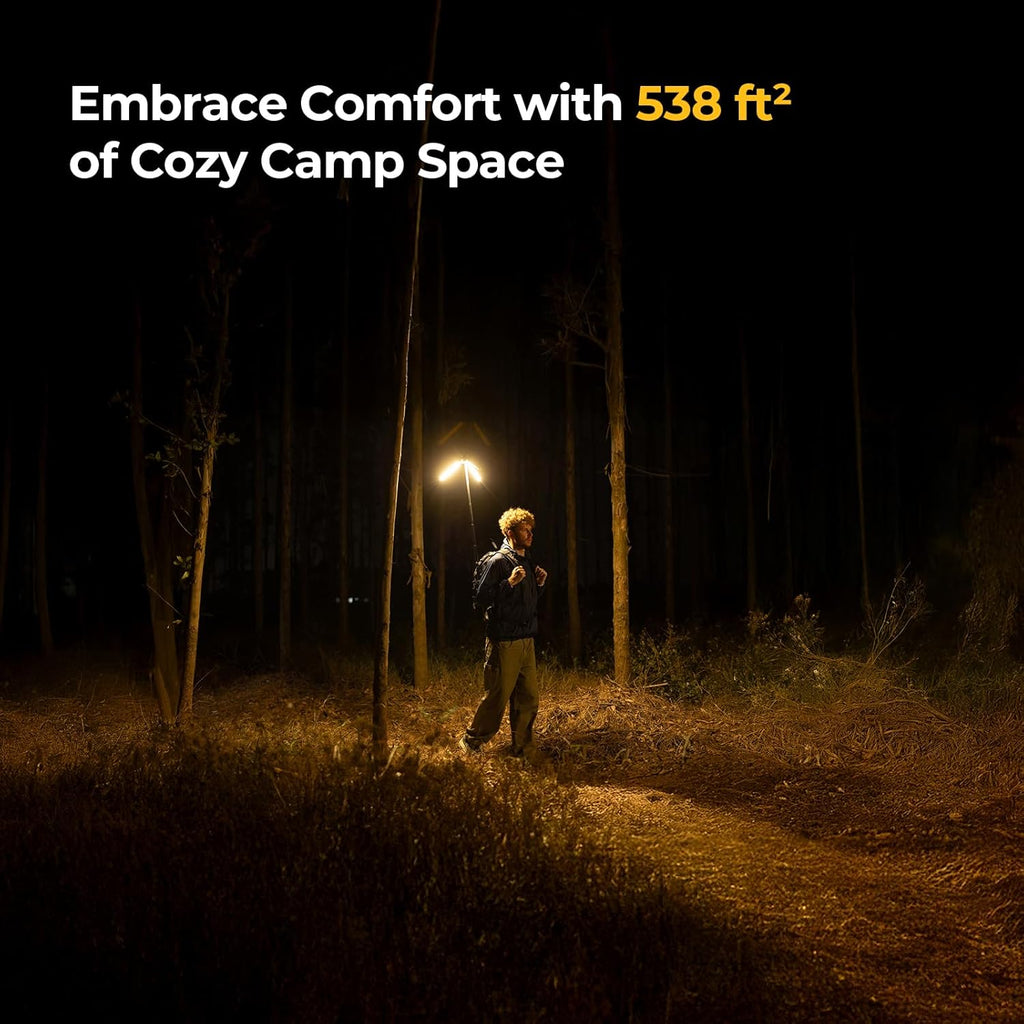 15600mAh Telescopic Camping Light Waterproof