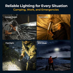 15600mAh Telescopic Camping Light Waterproof
